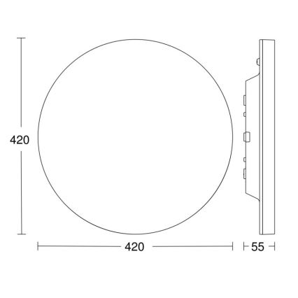 Steinel - LED Plafon ściemnialny z senz.RSPROR30QBASICSC 23,26W/230V IP40 4000K