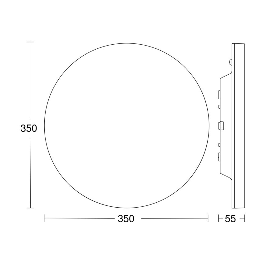 Steinel - LED Plafon ściemnialny z czujnikiem RSPROR20BASIC 15,3W/230V IP40 3000K