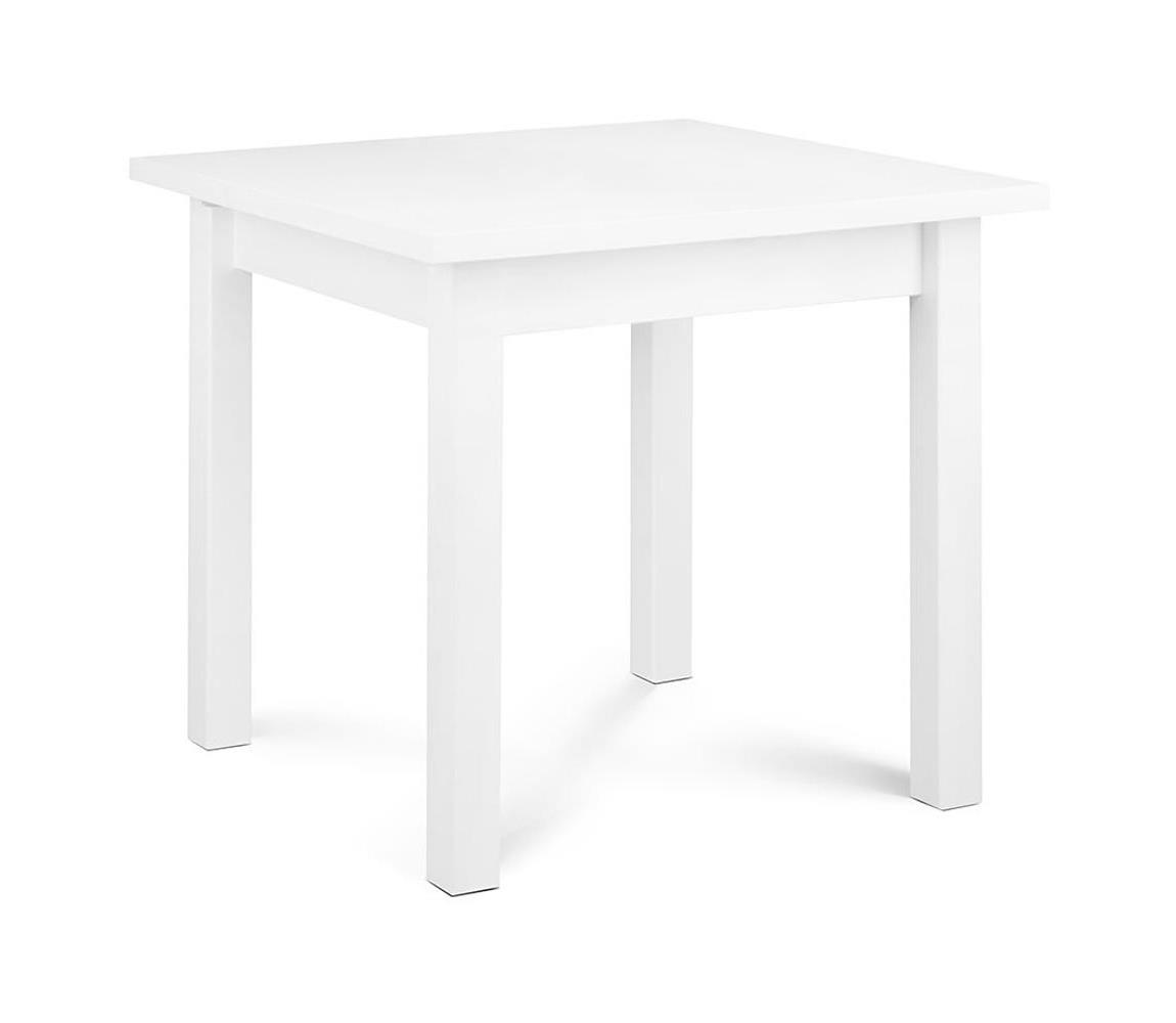 Stół obiadowy HOSPE 78x80 cm buk/biały