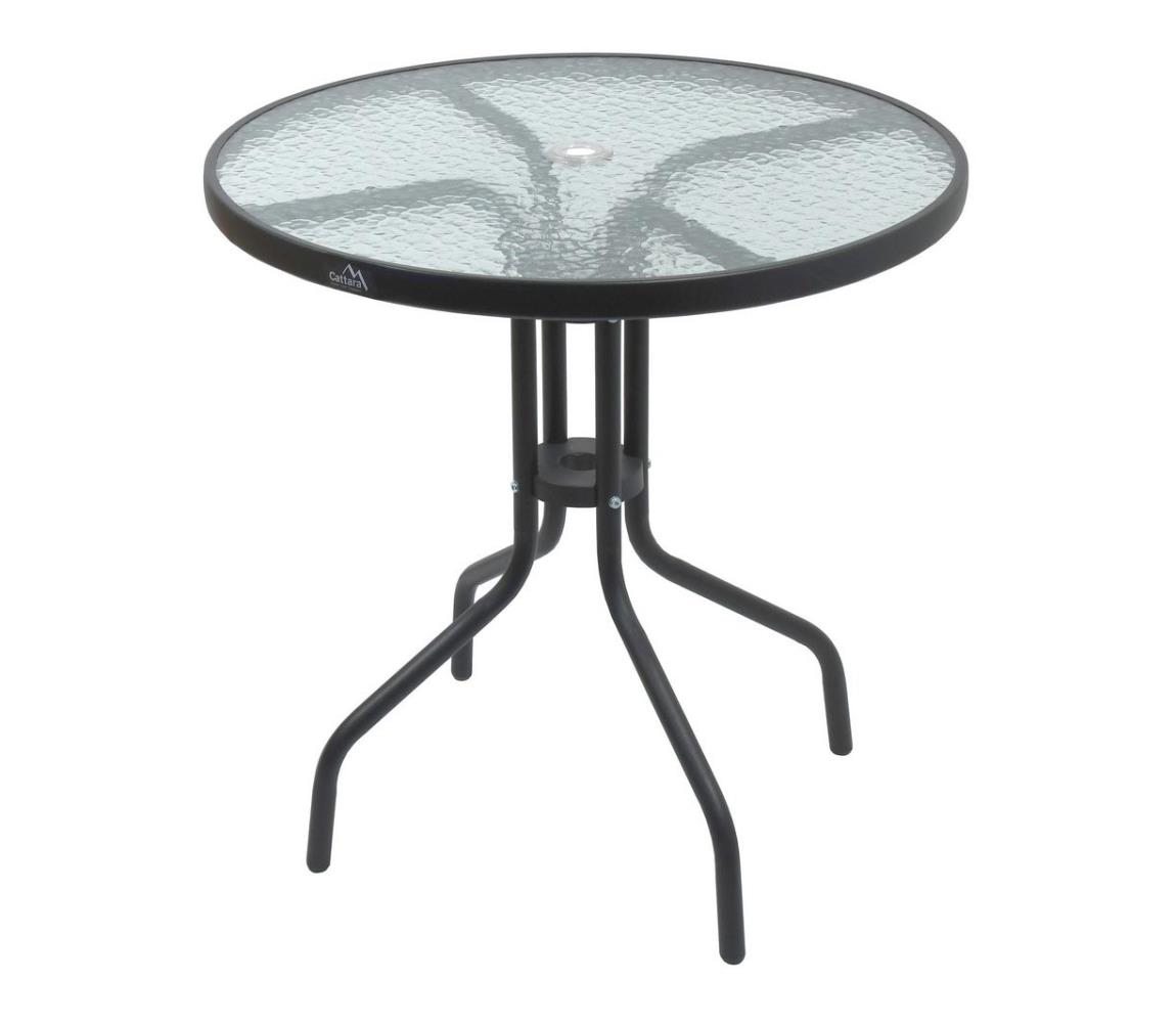 Stół ogrodowy śr. 70 cm czarny