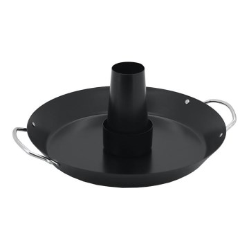 Stojak do grillowania z patelnią na kurczaka 30 cm