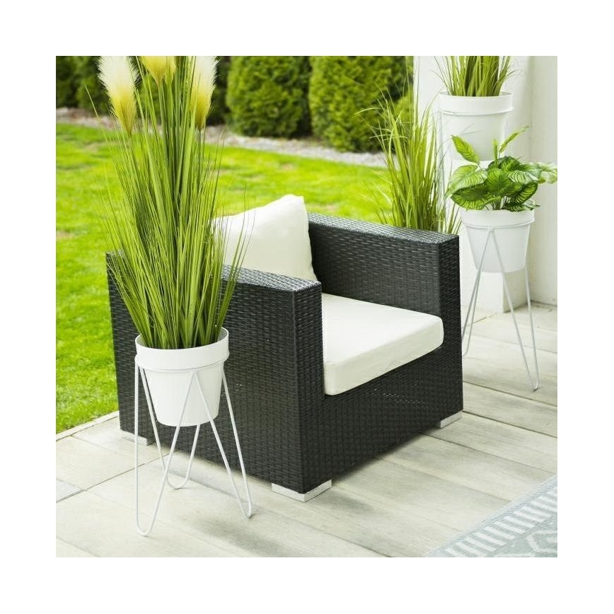 Stojak na doniczkę LOFT 50x30 cm biały