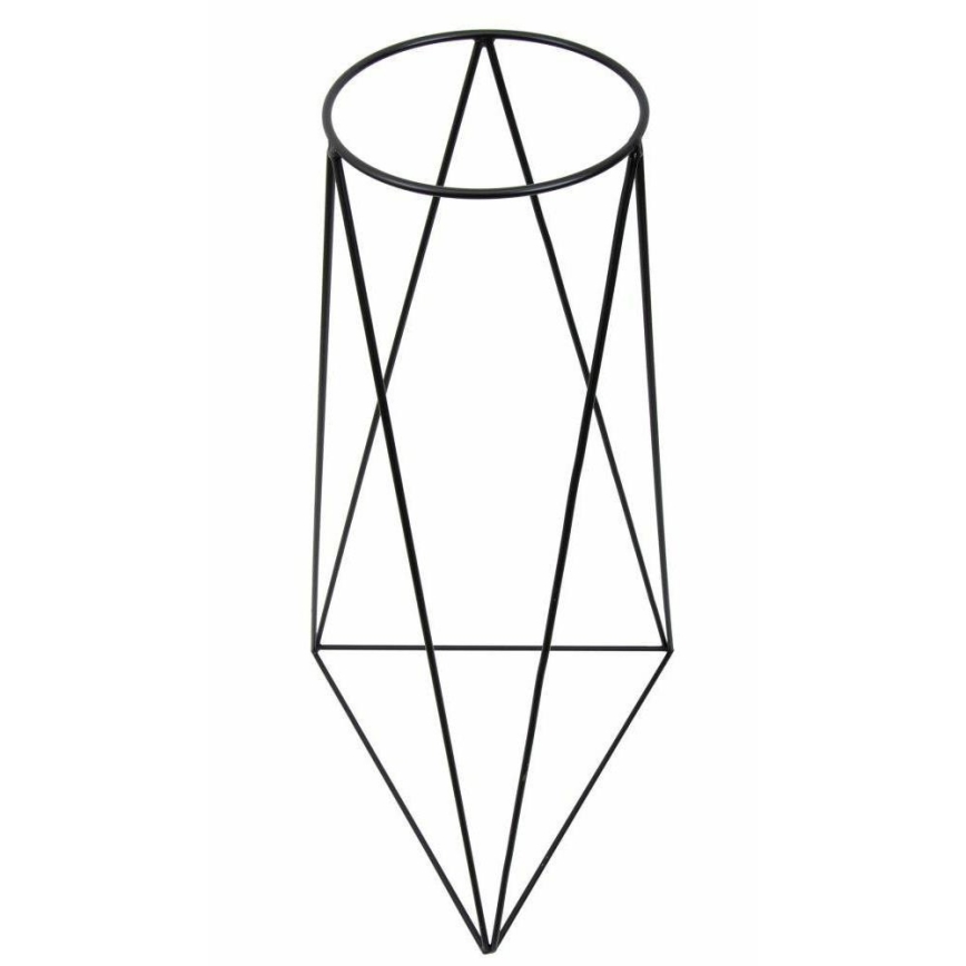 Stojak na doniczkę TRIANGL 90x50 cm czarny