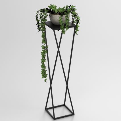 Stojak na kwiaty 100x24 cm czarny