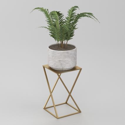 Stojak na kwiaty 40x24 cm złoty