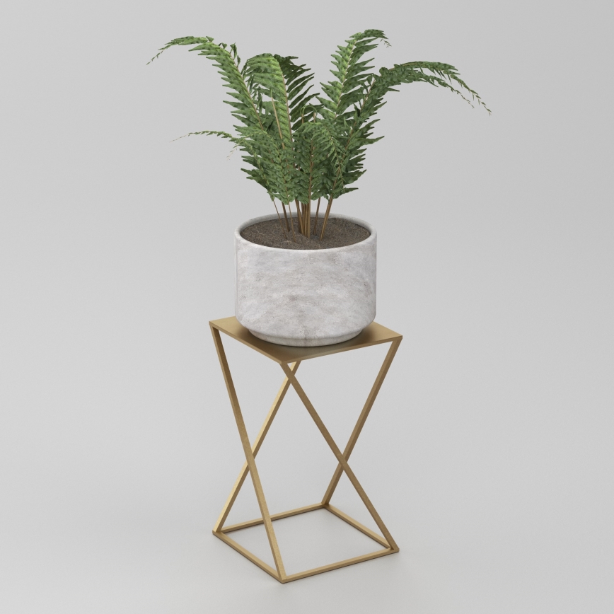 Stojak na kwiaty 40x24 cm złoty