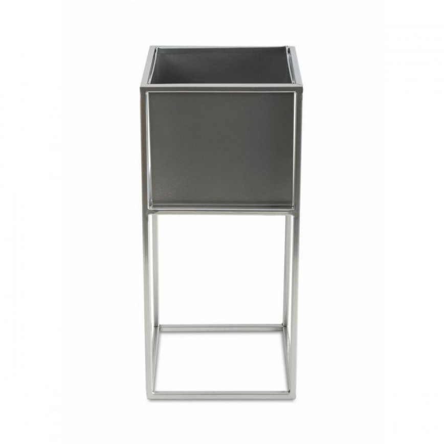 Stojak na kwiaty 50x24 cm matowy chrom