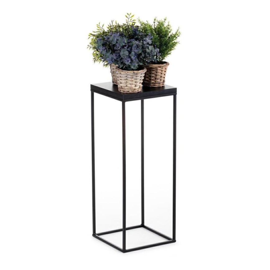 Stojak na kwiaty BASICLOFT 60x24 czarny