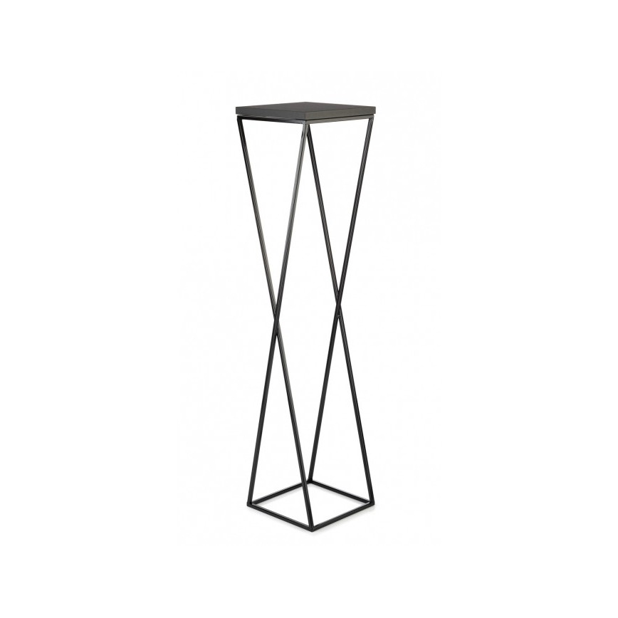 Stojak na kwiaty LOFT 100x24 cm czarny