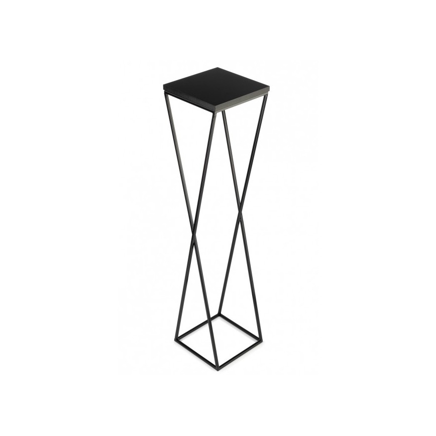 Stojak na kwiaty LOFT 100x24 cm czarny
