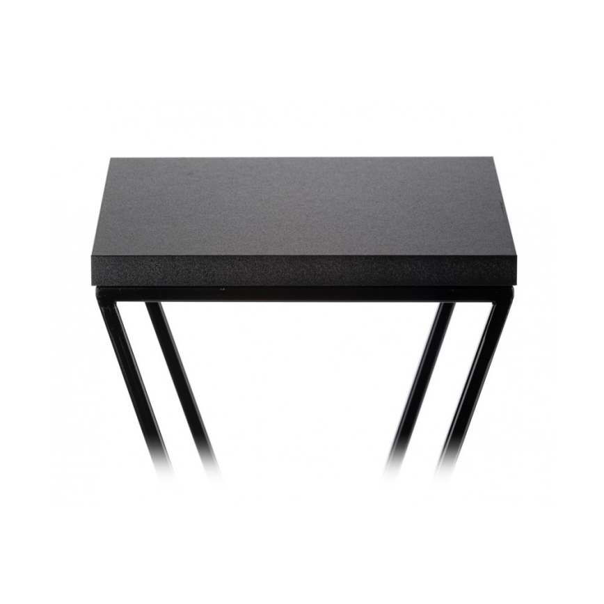 Stojak na kwiaty LOFT 100x24 cm czarny