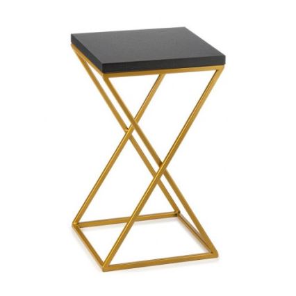 Stojak na kwiaty LOFT 40x24 cm złoty/czarny