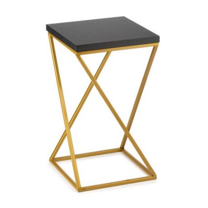 Stojak na kwiaty LOFT 40x24 cm złoty/czarny