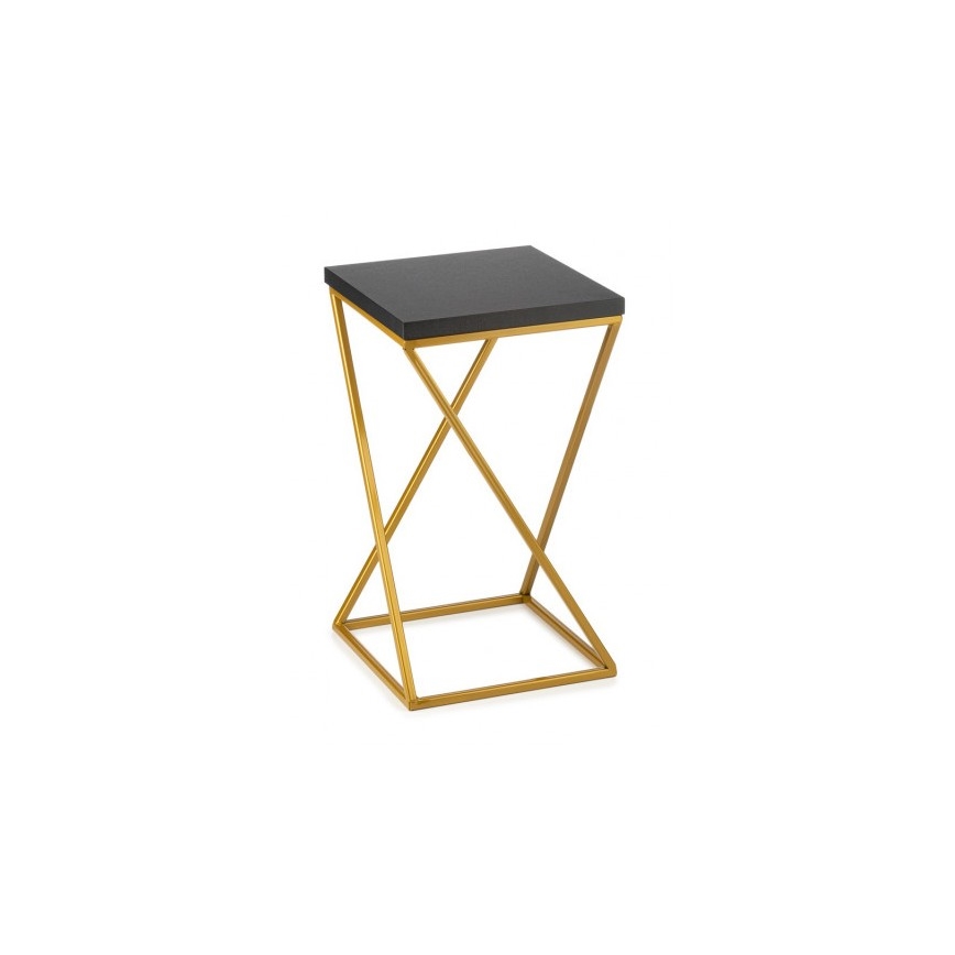 Stojak na kwiaty LOFT 40x24 cm złoty/czarny