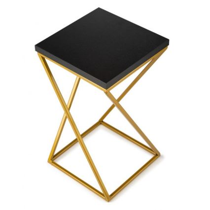 Stojak na kwiaty LOFT 40x24 cm złoty/czarny