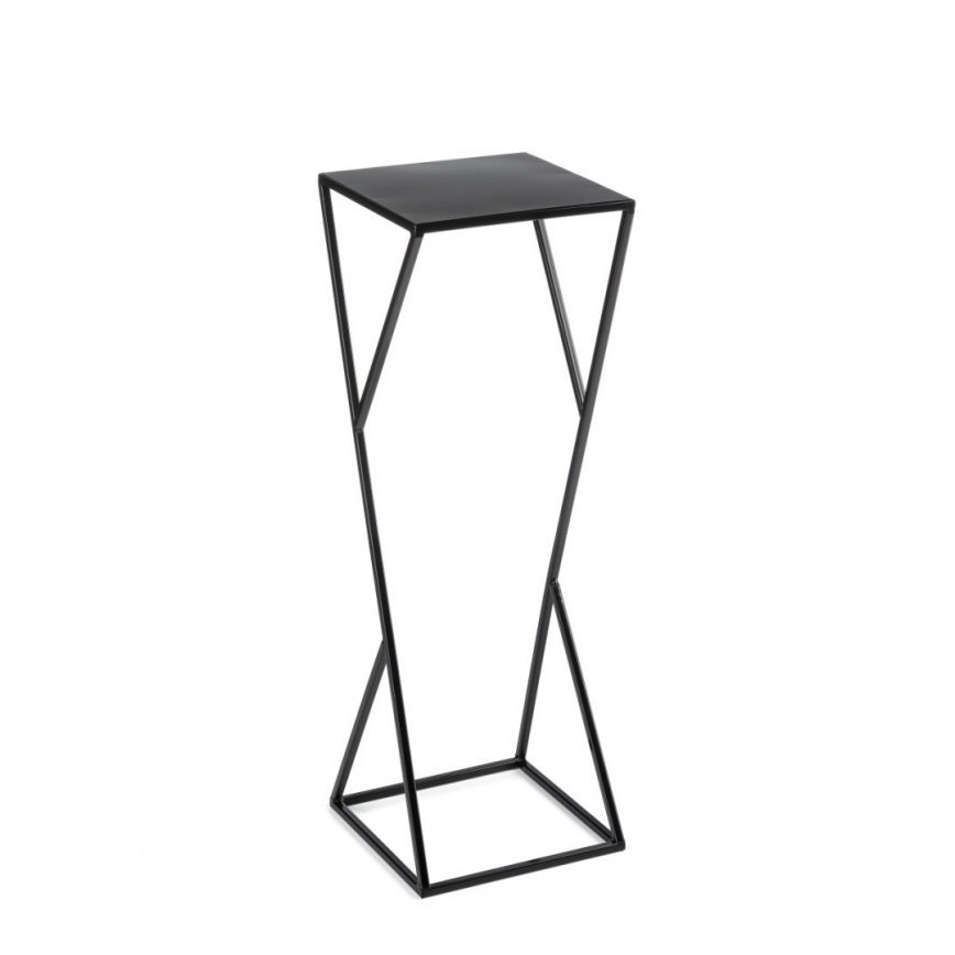 Stojak na kwiaty LOFT 70x23,5 cm czarny