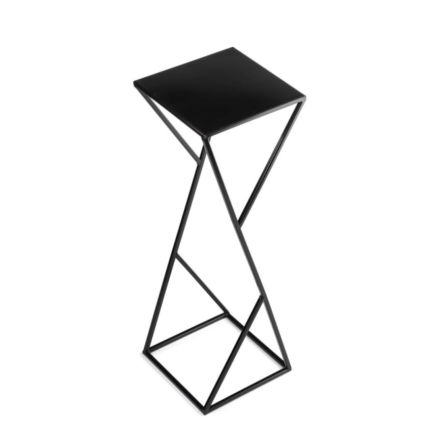 Stojak na kwiaty LOFT 70x23,5 cm czarny