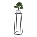 Stojak na kwiaty LOFT 70x24 cm czarny