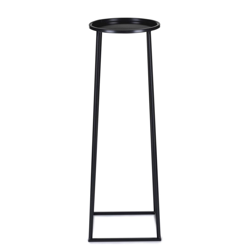 Stojak na kwiaty LOFT 70x24 cm czarny