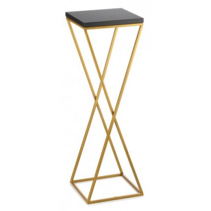 Stojak na kwiaty LOFT 70x24 cm złoty/czarny