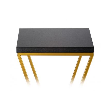 Stojak na kwiaty LOFT 70x24 cm złoty/czarny