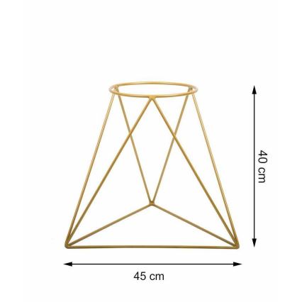 Stojak na kwiaty TRIANGL 40x45 cm złoty