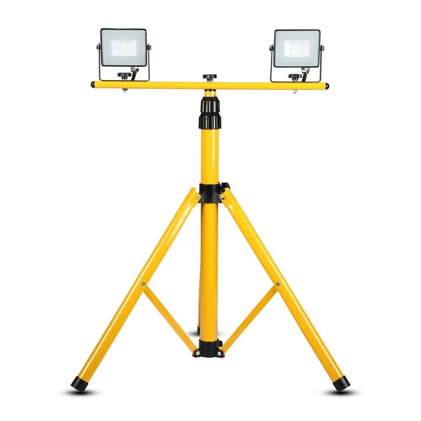 Stojak na reflektory 180 cm żółty