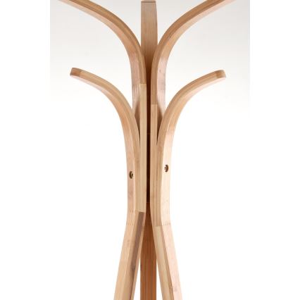 Stojak na ubrania 177x52 cm brązowy