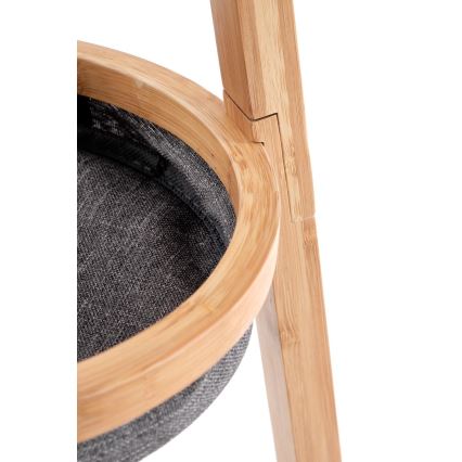 Stojak na ubrania 177x52 cm brązowy