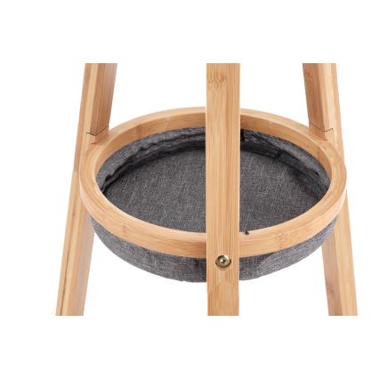 Stojak na ubrania 177x52 cm brązowy