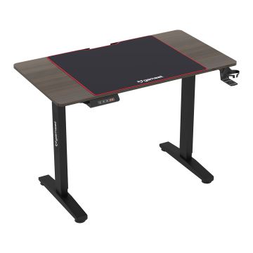 Stół do gier z regulowaną wysokością CONTROL 110x60 cm brązowy/czarny