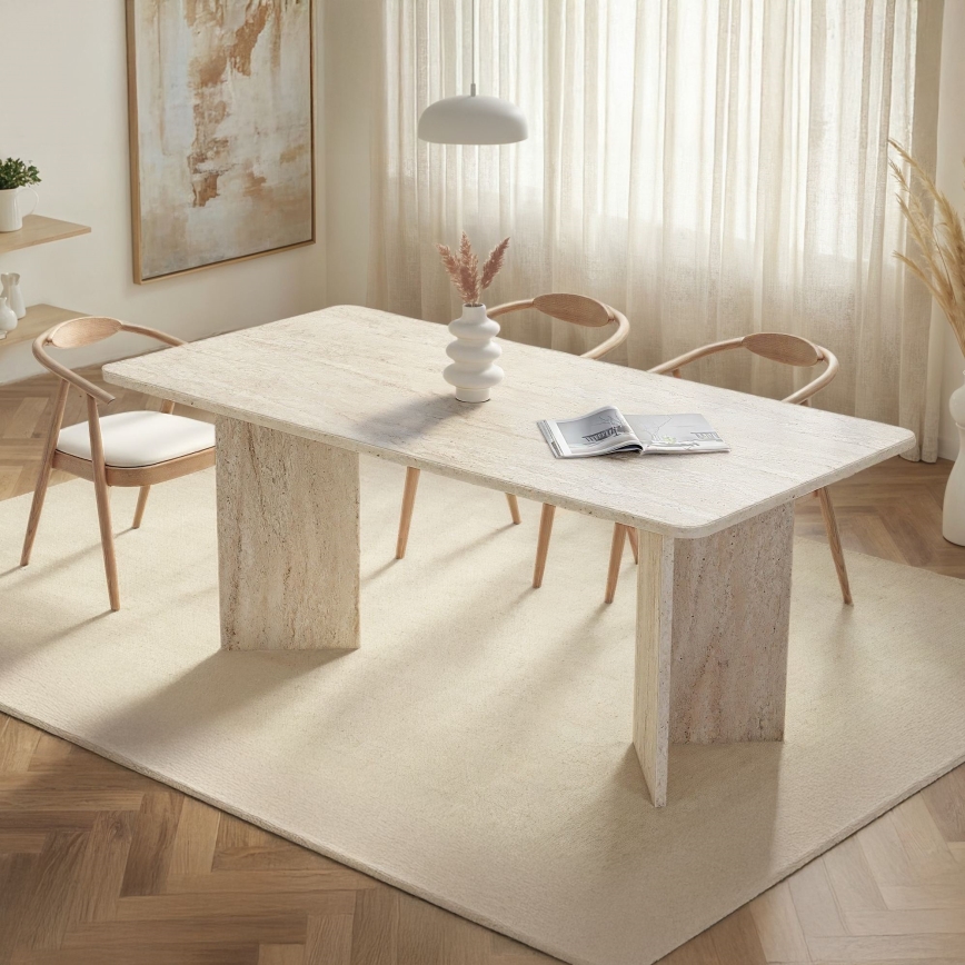 Stół do jadalni NEL 180x90 cm beżowy