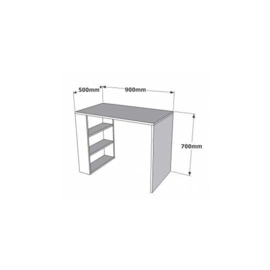 Stół do pracy PELIT 70x90 cm brązowy