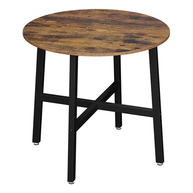 Stół jadalniany ELDUR brązowy/czarny