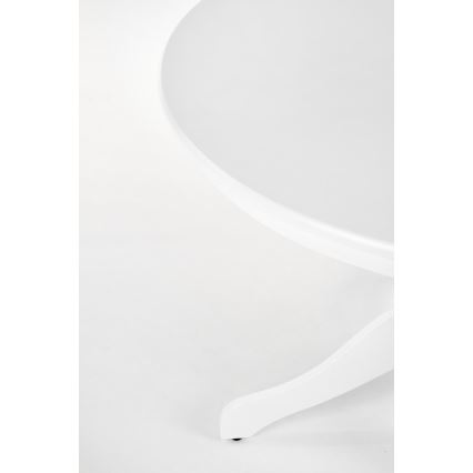 Stół jadalniany KOTI Ø 106 cm biały