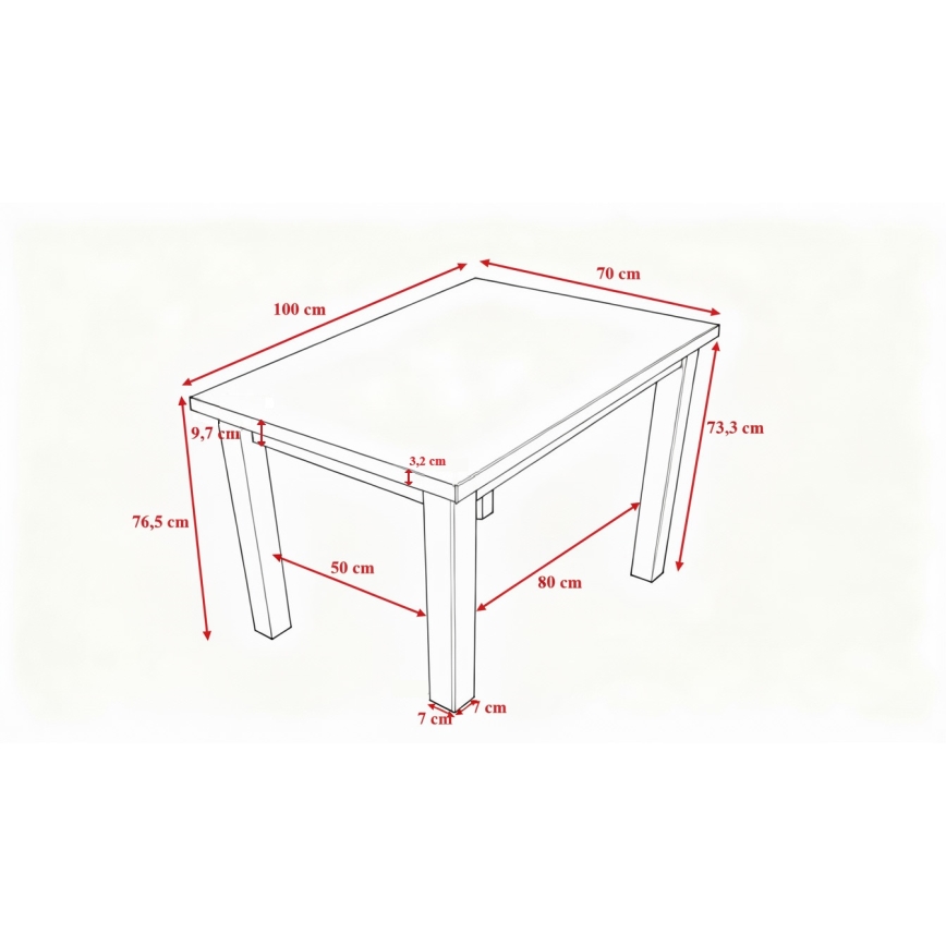 Stół jadalny NOAH dąb sonoma