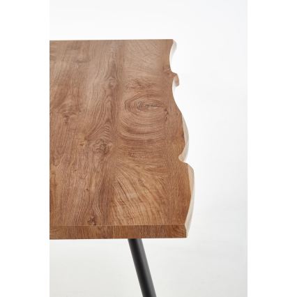 Stół jadalniany SOLACE dąb/czarny