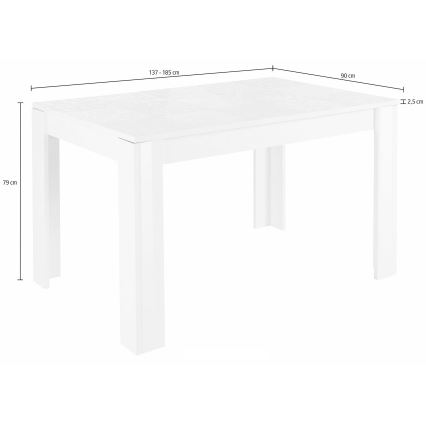 Stół jadalny ARIA biały