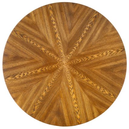 Stół jadalny CARMELO 75x100 cm czarny/brązowy