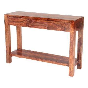 Stół konsolowy GANI 76x130 cm lite drewno/palisander