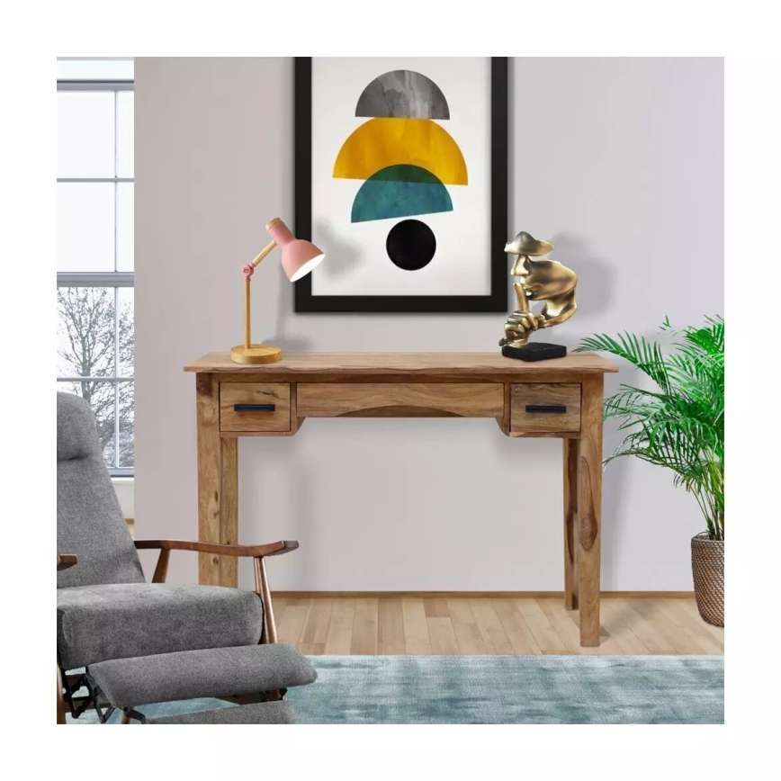 Stół konsolowy RAMI 76x110 cm lite drewno/palisander