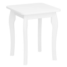 Stół składany BAROQUE 45,6x39 cm biały