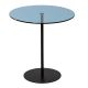 Stół składany CHILL 50x50 cm czarny/niebieski