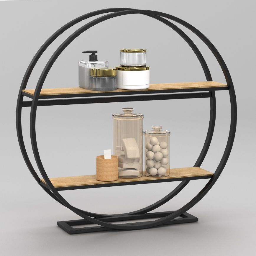 Stół składany SHELF śr. 62,5 cm dąb