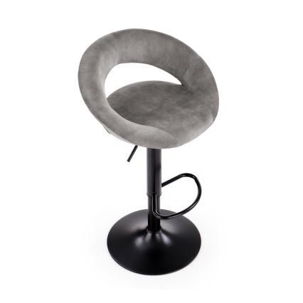 Stołek barowy 100x48 cm szary/antracyt