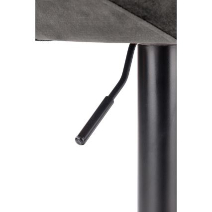 Stołek barowy 100x48 cm szary/antracyt