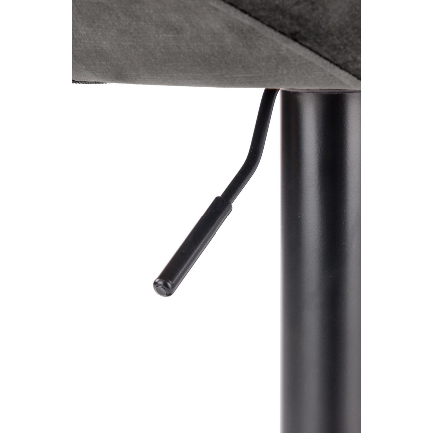 Stołek barowy 100x48 cm szary/antracyt