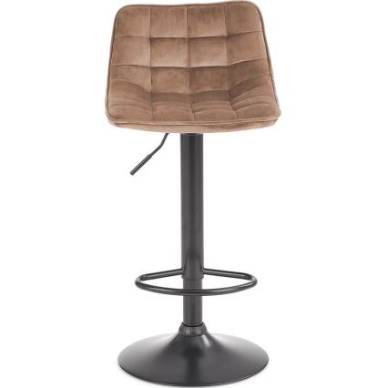 Stołek barowy 106x43 cm antracyt/brązowy