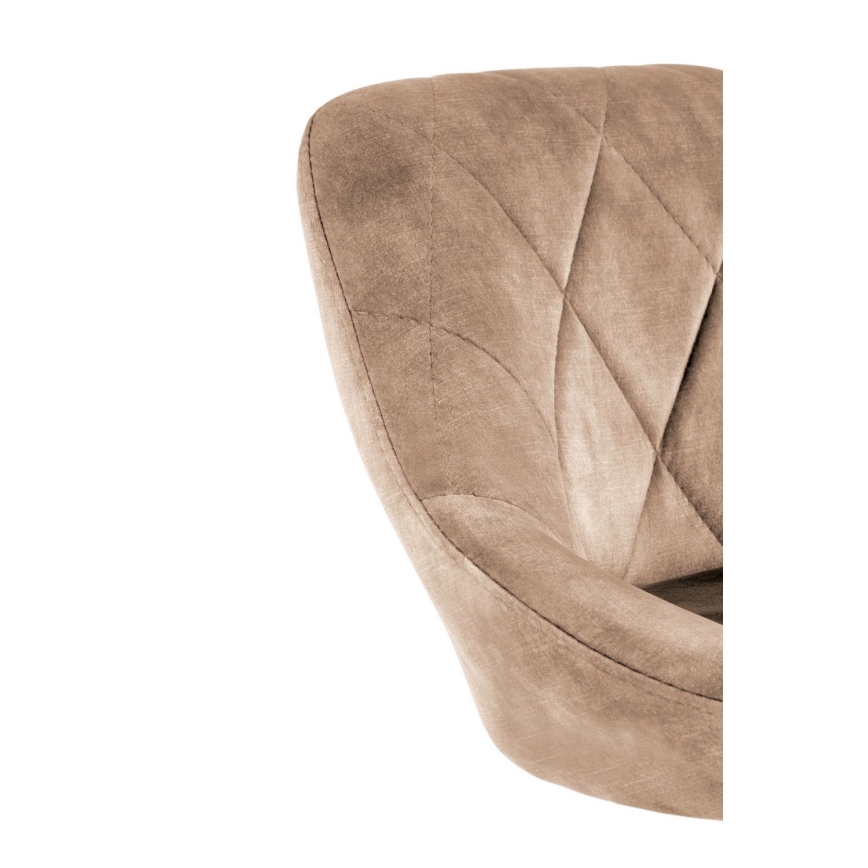 Stołek barowy 106x47 cm czarny/brązowy