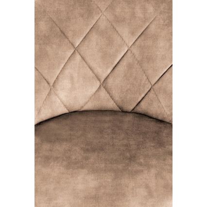 Stołek barowy 106x47 cm czarny/brązowy